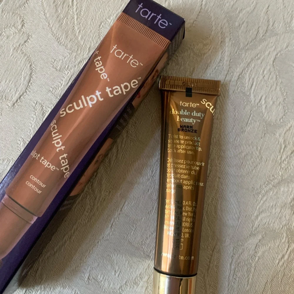 Tarte Sculpt Tape Cream Bronzer & Contour in Warm Bronze BNIB